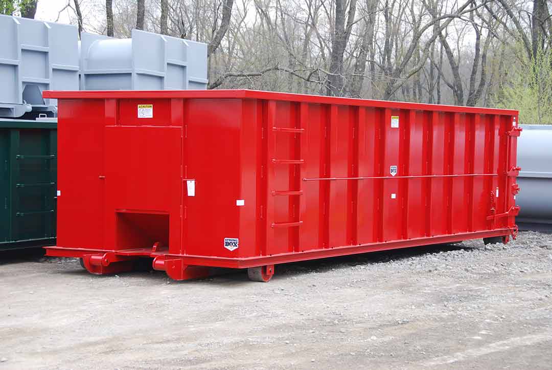 Red Strong Box with Push Plate